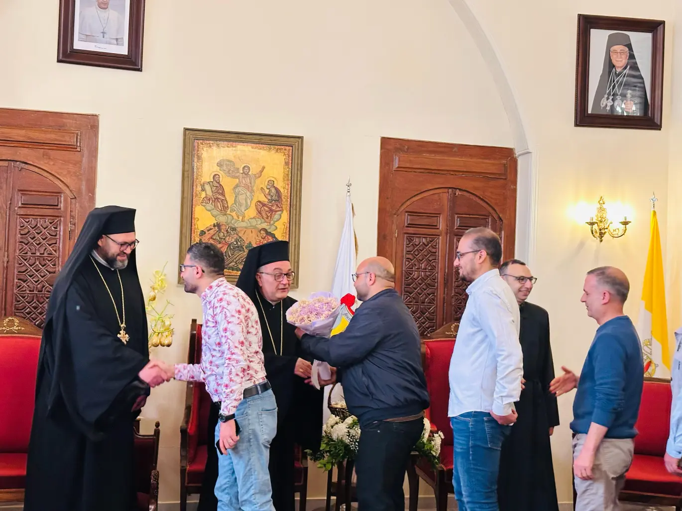 The Syrian Sect Organizes a Visit to Christian Brothers and Sisters on the Occasion of Easter in the City of Aleppo